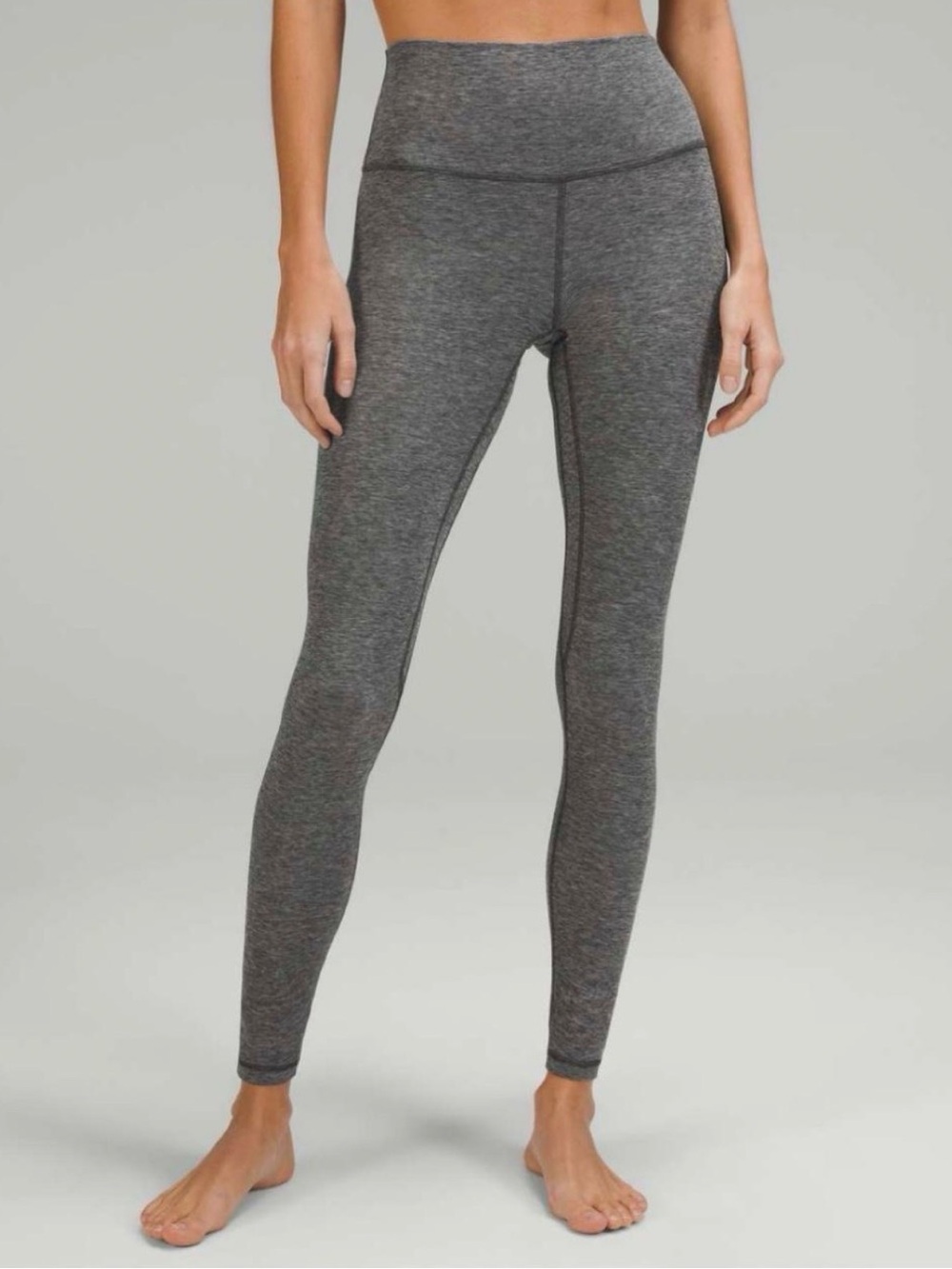 lululemon athletica Heather Charcoal High-Rise Leggings